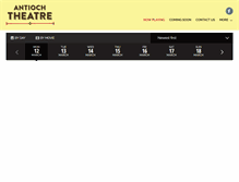 Tablet Screenshot of antiochtheatre.com